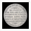 Medal commemorating the inauguration of the port of Puerto Mar Del Plata, 1910; reverse by J.M. Lubary