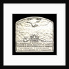 Plaque commemorating the homage of the Argentine navy to Dr B Monteagudo; reverse by Gottuzzo & Piana