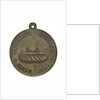Medal commemorating the visit of the Brazilian cruiser 'Admiral Barroso' to Chile; obverse by J.P.R.