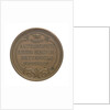 Commemorative medal depicting Edmund Halley (1656-1742); reverse by J.A. Dassier