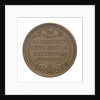Commemorative medal depicting Edmund Halley (1656-1742); reverse by J.A. Dassier