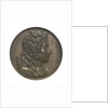 Commemorative medal depicting Christian Huygens (1629-95); obverse by Henrionnet