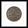 Commemorative medal depicting Christian Huygens (1629-95); reverse by Henrionnet