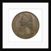 Commemorative medal depicting Nicholas Louis de la Caille (1714-62); obverse by I. Schmidt