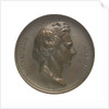 Commemorative medal depicting Dominique Francois Jean Arago (1786-1855); obverse by A.F.A. Bovy