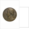 Medal commemorating the centenary of the discovery of the planet Neptune, 1946; obverse by Georges Guiraud