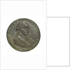 A Portsmouth halfpenny token commemorating John Jervis, Earl St Vincent (1735-1823) and the Battle of Cape St Vincent, 1797; obverse by unknown
