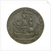 A Portsmouth halfpenny token commemorating John Jervis, Earl St Vincent (1735-1823) and the Battle of Cape St Vincent, 1797; reverse by unknown