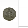 A Portsmouth halfpenny token commemorating John Jervis, Earl St Vincent (1735-1823) and the Battle of Cape St Vincent, 1797; reverse by unknown