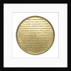Medal commemorating the Chinese junk 'Keying'; reverse by unknown