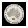 Medal commemorating Captain Matthew Flinders (1774-1814), bicentenary, 1974; obverse by Lincolnshire & South Humberside Arts