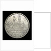 Engraved commemorative coin depicting convict ship 'Friendship'; obverse by unknown