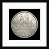 Engraved commemorative coin depicting convict ship 'Friendship'; obverse by unknown