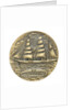Commemorative medal depicting the three masted barque Sigyn - Abo Maritime Museum, Finland; obverse by O. Eriksson