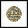 Commemorative medal depicting the three masted barque Sigyn - Abo Maritime Museum, Finland; obverse by O. Eriksson