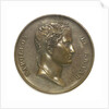 Medal commemorating Napoleon I and the building of the Arc de Triomphe; obverse by Montagny
