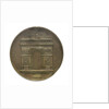Medal commemorating Napoleon I and the building of the Arc de Triomphe; reverse by Montagny