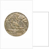 Medal commemorating the 150th anniversary of the battle of Navarino, 1977; obverse by Thomas Papagiennes