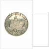 Medal commemorating the Union Castle Line-ending of South African Mail Service after 120 Years; reverse by Spink & Son Ltd.