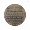 Medal commemorating the Polish Ocean Lines Container Services; obverse by unknown