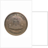 Medal commemorating the return of Halley's Comet 1985-1986; reverse by A. Dassier