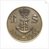 Medal commemorating the Royal Yacht Squadron 150th anniversary, 1965; obverse by unknown