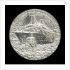 Medal commemorating the 150th anniversary of Cunard Shipping Company; obverse by Jacqueline Steiger