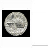 Medal commemorating the 150th anniversary of Cunard Shipping Company; obverse by Jacqueline Steiger