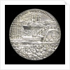 Medal commemorating the 150th anniversary of Cunard Shipping Company; reverse by Jacqueline Steiger
