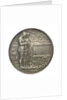 Commemorative medal bearing the words 'Lest We Forget'; reverse by A. Drury