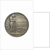 Commemorative medal bearing the words 'Lest We Forget'; reverse by A. Drury