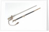 Solid half-basket hilted sword by unknown