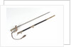 Solid half-basket hilted sword by unknown
