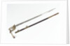 Solid half-basket hilted sword by unknown