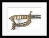 Solid half-basket hilted sword by unknown