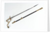 Pierced half-basket hilted sword by unknown