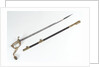Pierced half-basket hilted sword by unknown