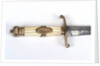 Straight-bladed dirk by unknown