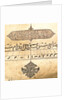 Astrolabe: detail of two cartouches by Muhammad Muqim al-Yazdi