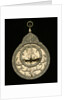Astrolabe: mounted front by Hajji 'Ali