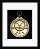 Astrolabe: mounted obverse by unknown