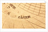 Astrolabe: detail of plate, 'clima' by unknown