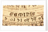 Astrolabe: detail of mater, 'geminis' by unknown