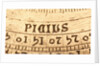 Astrolabe: detail of mater, 'pilis' by unknown