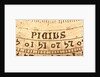 Astrolabe: detail of mater, 'pilis' by unknown