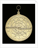 Astrolabe: mounted obverse by unknown