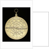 Astrolabe: mounted obverse by unknown