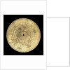 Astrolabe: geographical plate by Jean Naze