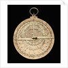 Astrolabe: mounted obverse by unknown