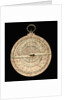 Astrolabe: mounted obverse by unknown